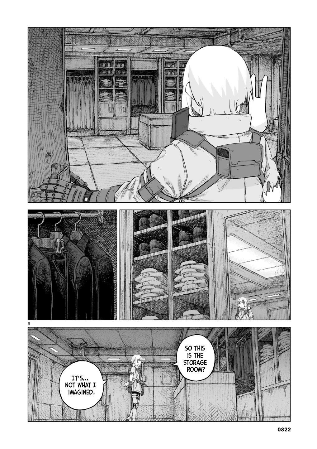 Usuzumi no Hate Chapter 39 page 6 - Chapter 39: Shelter Storage Room