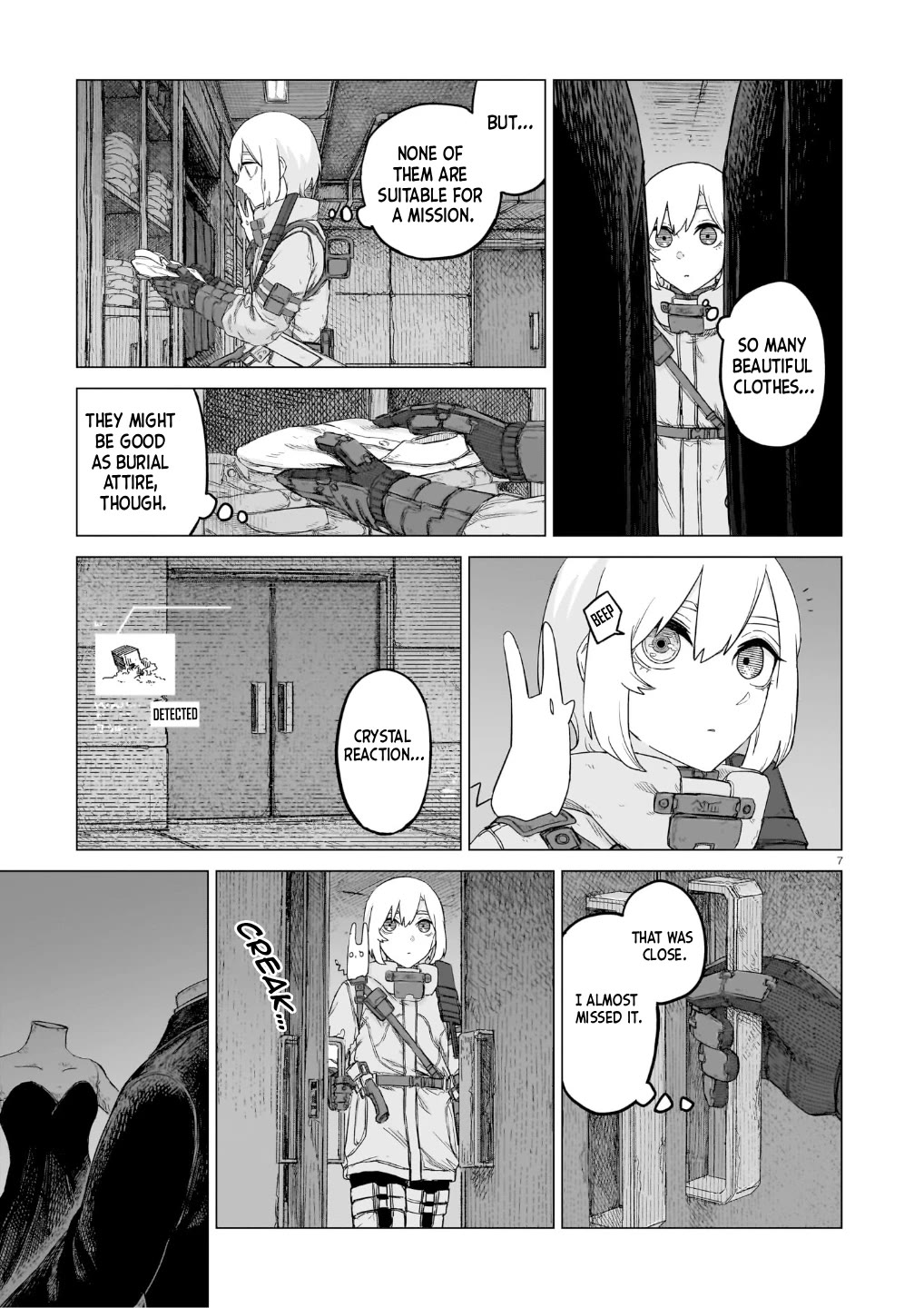 Usuzumi no Hate Chapter 39 page 7 - Chapter 39: Shelter Storage Room