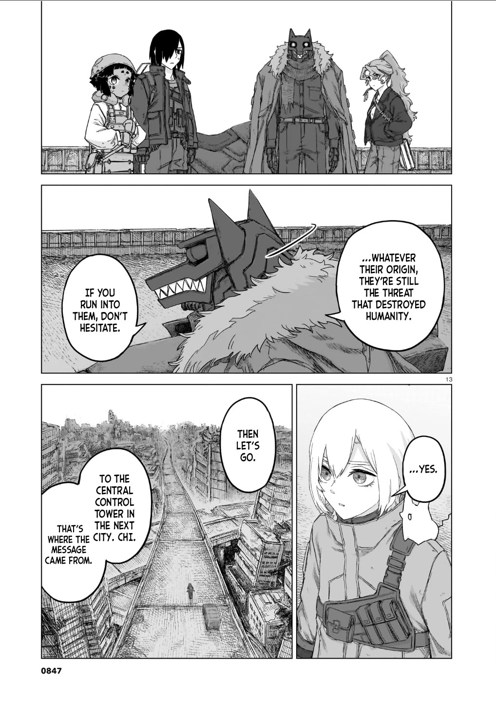Usuzumi no Hate Chapter 41 page 14 - Chapter 41: Intercity Link Road