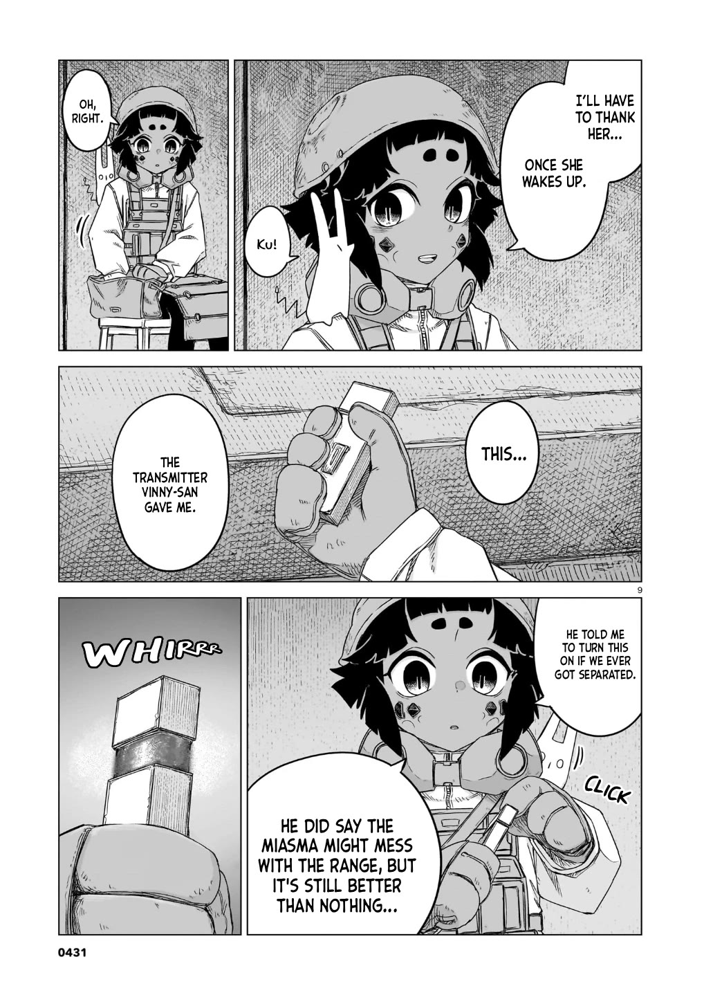 Usuzumi no Hate Chapter 43 page 10 - Chapter 43: Surface Observation Base No. 22