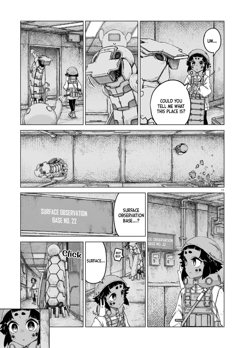 Usuzumi no Hate Chapter 43 page 12 - Chapter 43: Surface Observation Base No. 22