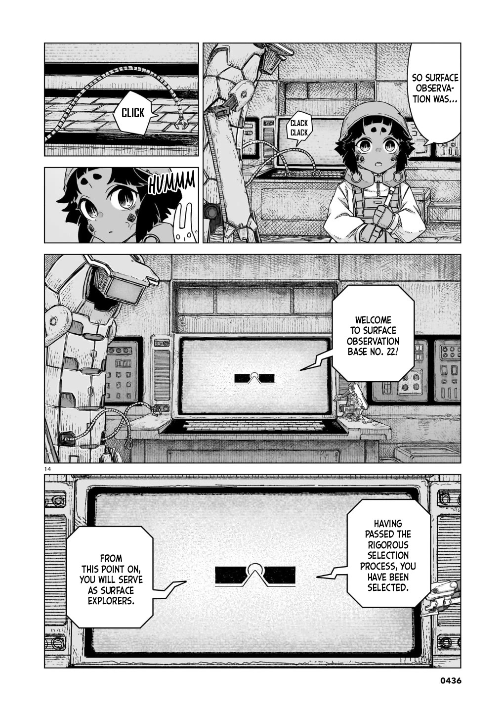 Usuzumi no Hate Chapter 43 page 15 - Chapter 43: Surface Observation Base No. 22
