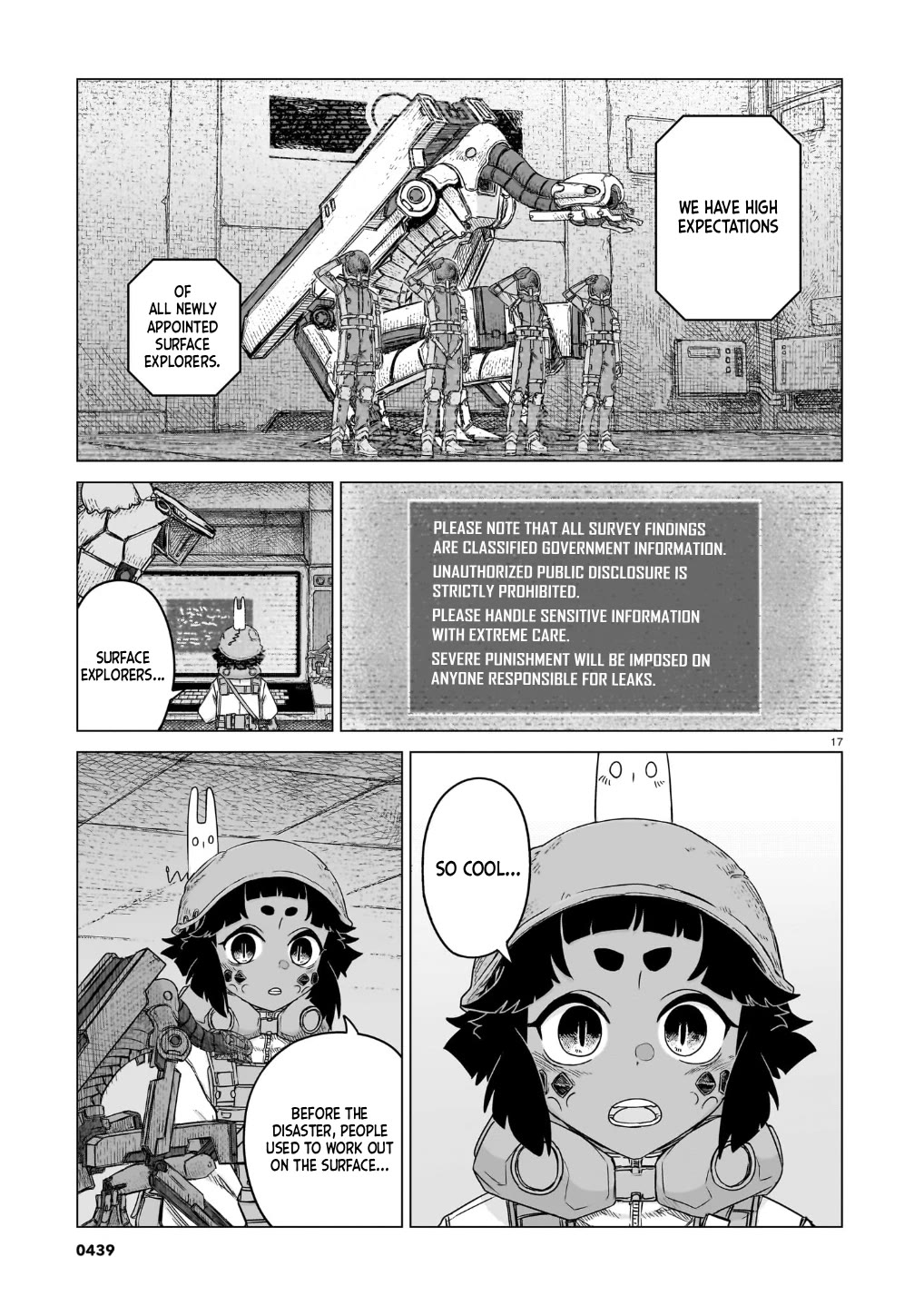 Usuzumi no Hate Chapter 43 page 18 - Chapter 43: Surface Observation Base No. 22