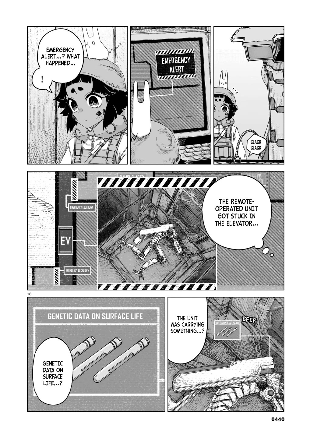 Usuzumi no Hate Chapter 43 page 19 - Chapter 43: Surface Observation Base No. 22
