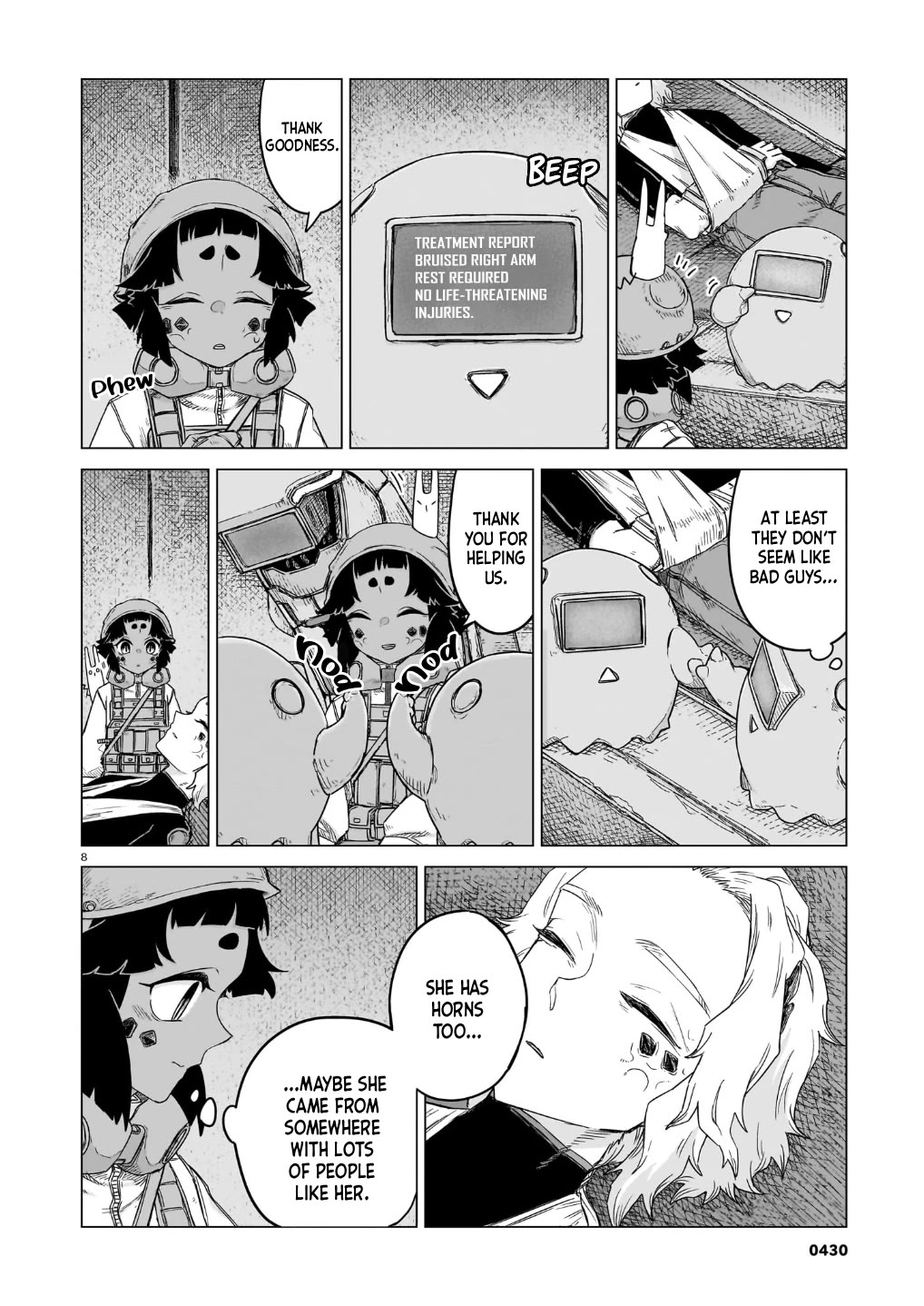 Usuzumi no Hate Chapter 43 page 9 - Chapter 43: Surface Observation Base No. 22