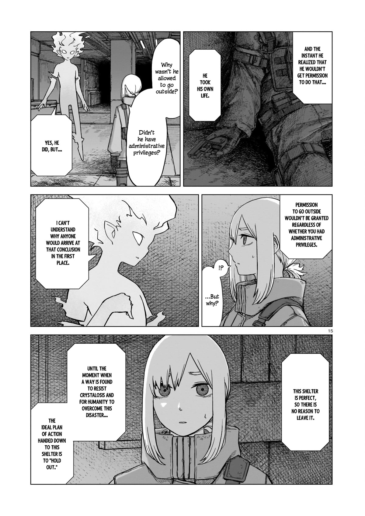 Usuzumi no Hate Chapter 6 page 15 - Chapter 6: Shelter