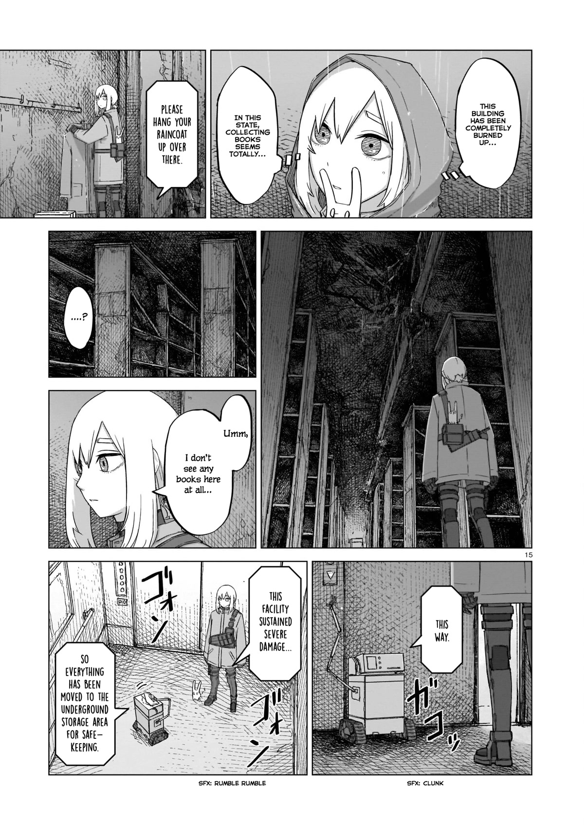 Usuzumi no Hate Chapter 9 page 15 - Chapter 9: Library