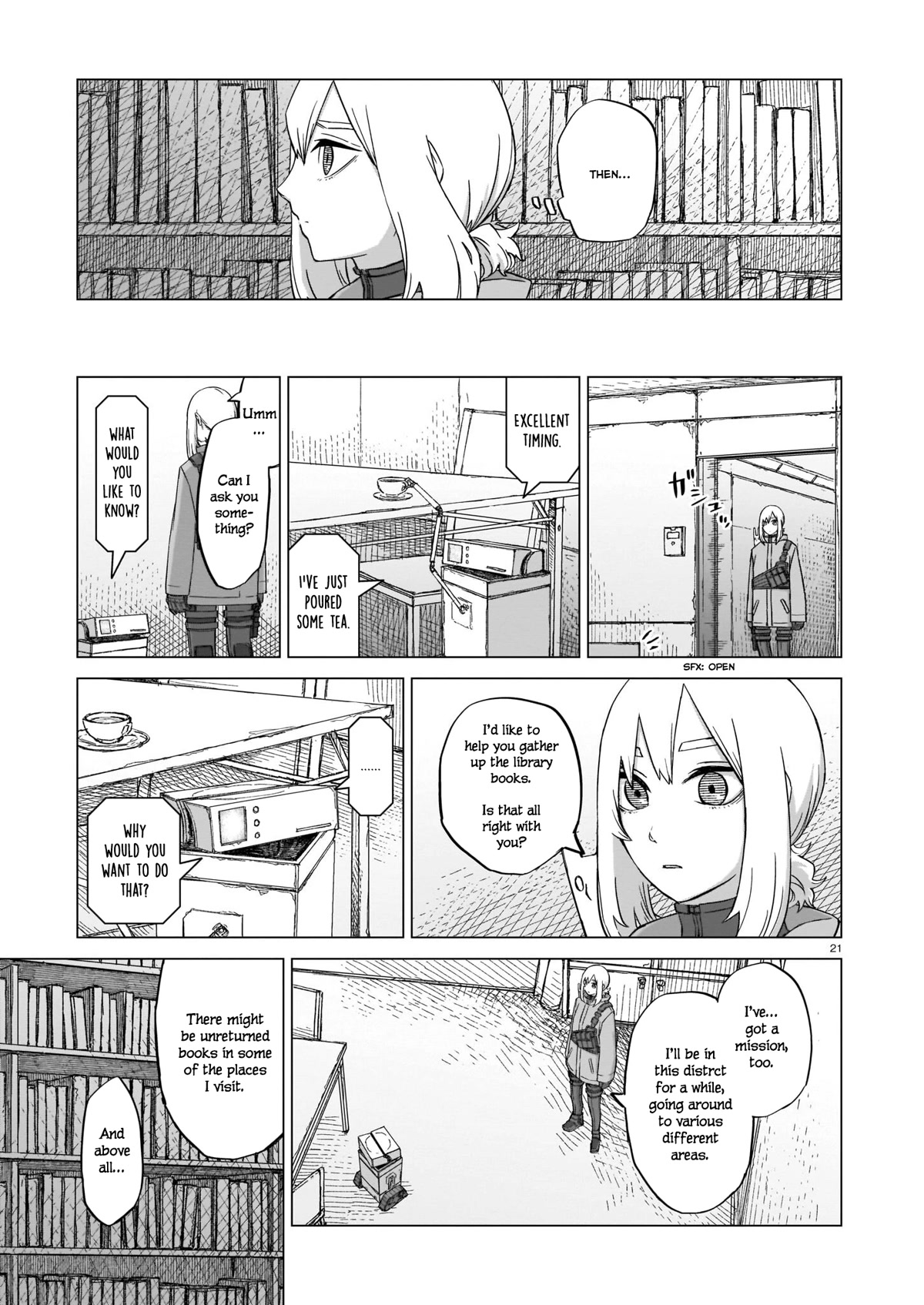 Usuzumi no Hate Chapter 9 page 20 - Chapter 9: Library