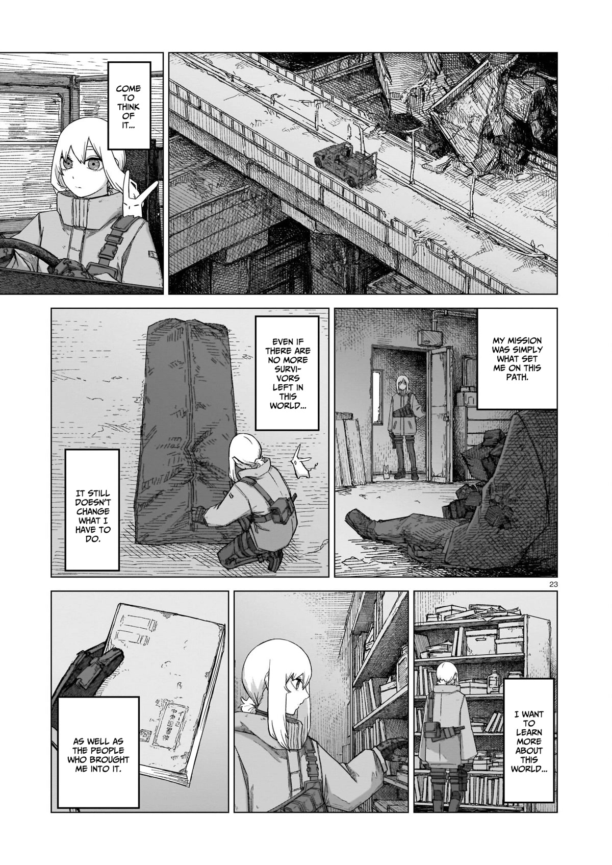 Usuzumi no Hate Chapter 9 page 22 - Chapter 9: Library