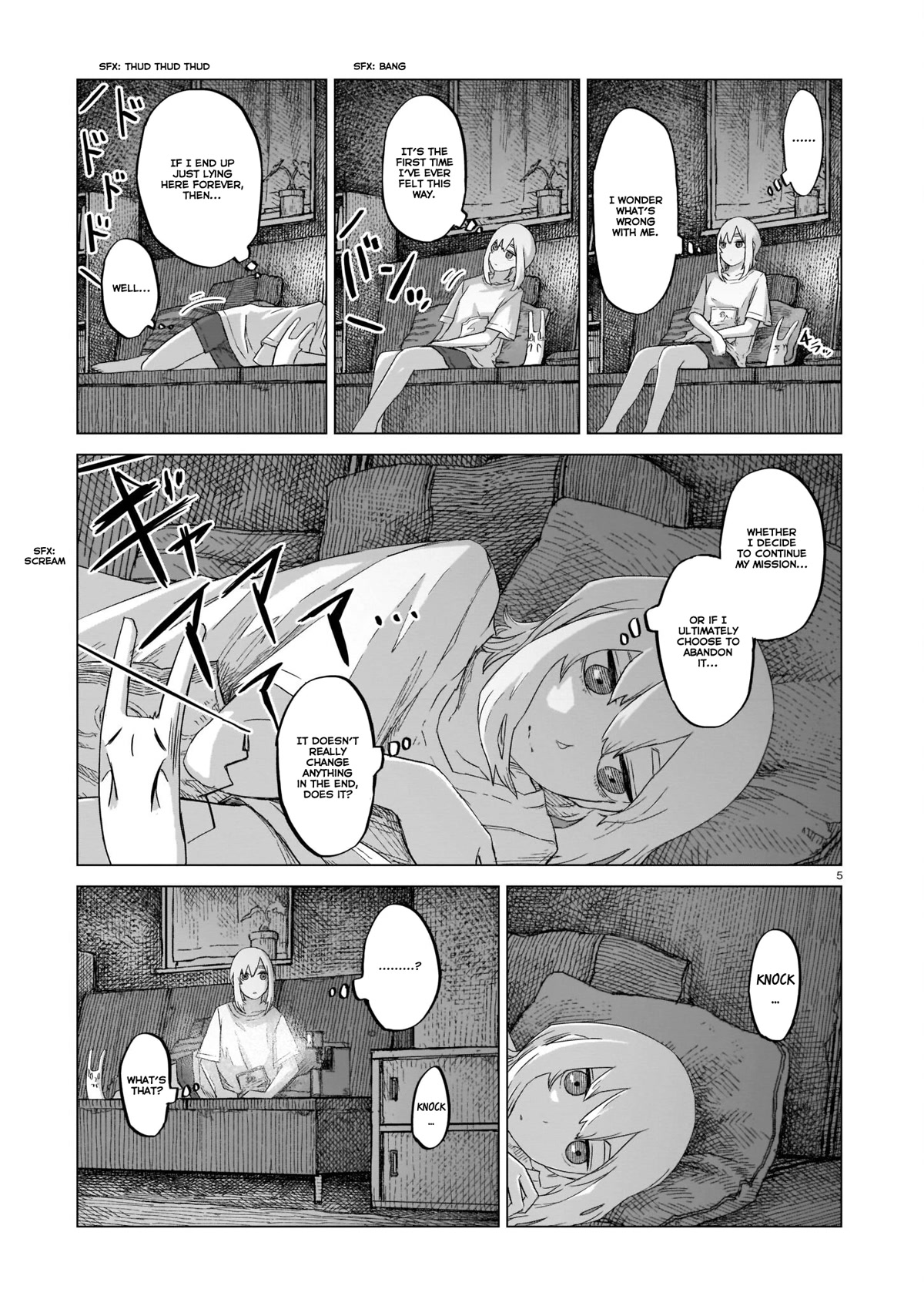 Usuzumi no Hate Chapter 9 page 5 - Chapter 9: Library