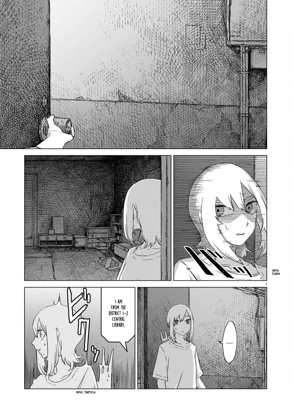 Usuzumi no Hate Chapter 9 page 7 - Chapter 9: Library