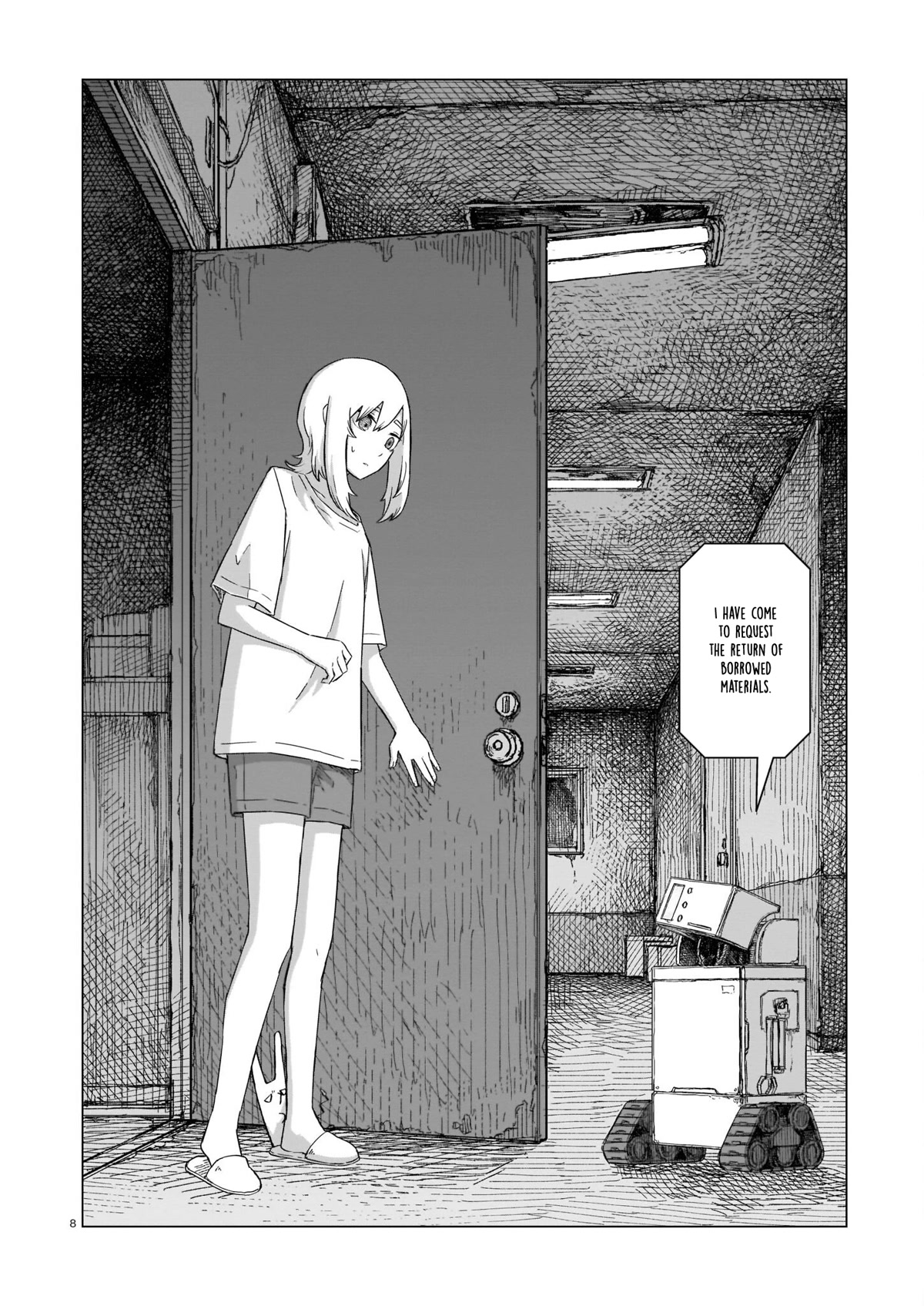Usuzumi no Hate Chapter 9 page 8 - Chapter 9: Library