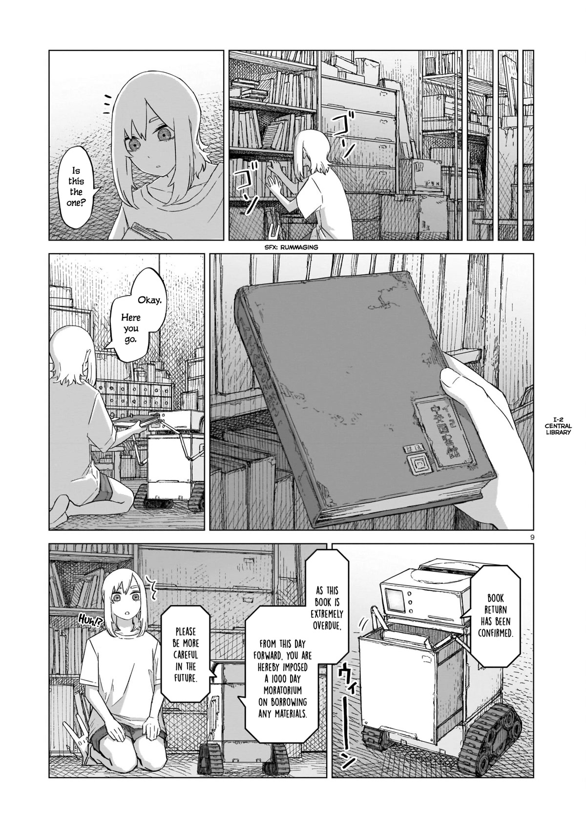 Usuzumi no Hate Chapter 9 page 9 - Chapter 9: Library