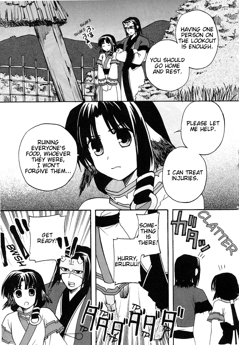 Utawarerumono Chapter 9.2 page 15 - Chapter 9 v2 : Aruruu is Okaasan