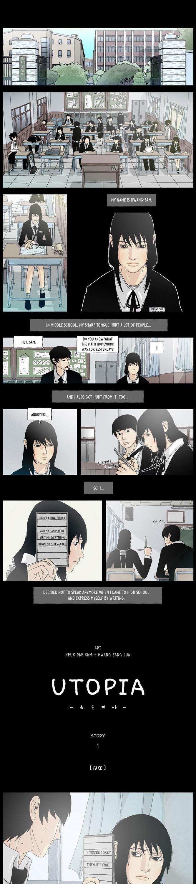 Utopia (NEUK Dae Sam) Chapter 1 page 1 - Chapter 1: Fake
