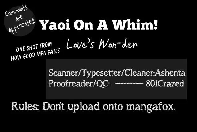 Uwate na Otoko no Otoshikata Chapter 6 page 1 - Chapter 6: Love's Won-der