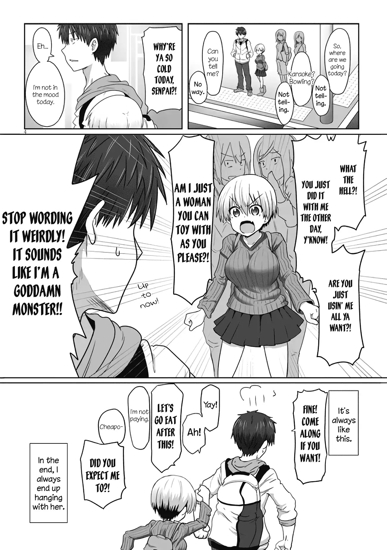 Uzaki-chan wa Asobitai! Chapter 1.1 page 5 - Chapter 1.1: A Kouhai and A Senpai Who Likes to be Alone