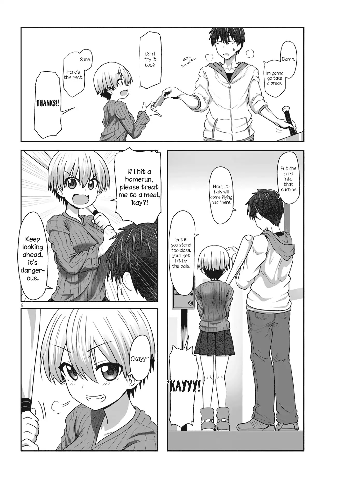 Uzaki-chan wa Asobitai! Chapter 1.2 page 2 - Chapter 1.2: Kouhai and the Batting Center