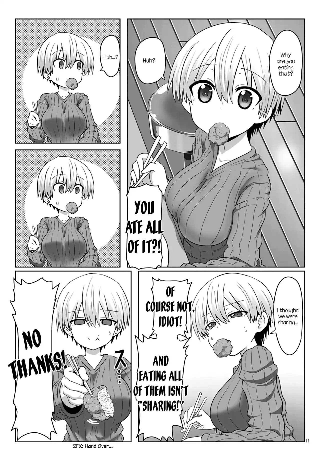 Uzaki-chan wa Asobitai! Chapter 1.3 page 3 - Chapter 1.3: Kouhai And Eating Ramen