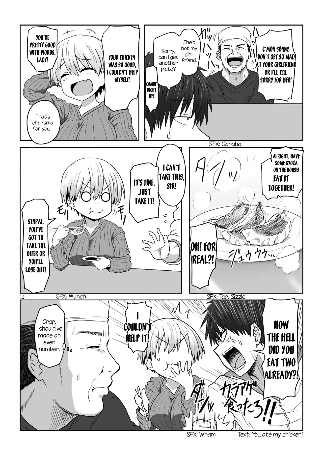 Uzaki-chan wa Asobitai! Chapter 1.3 page 4 - Chapter 1.3: Kouhai And Eating Ramen