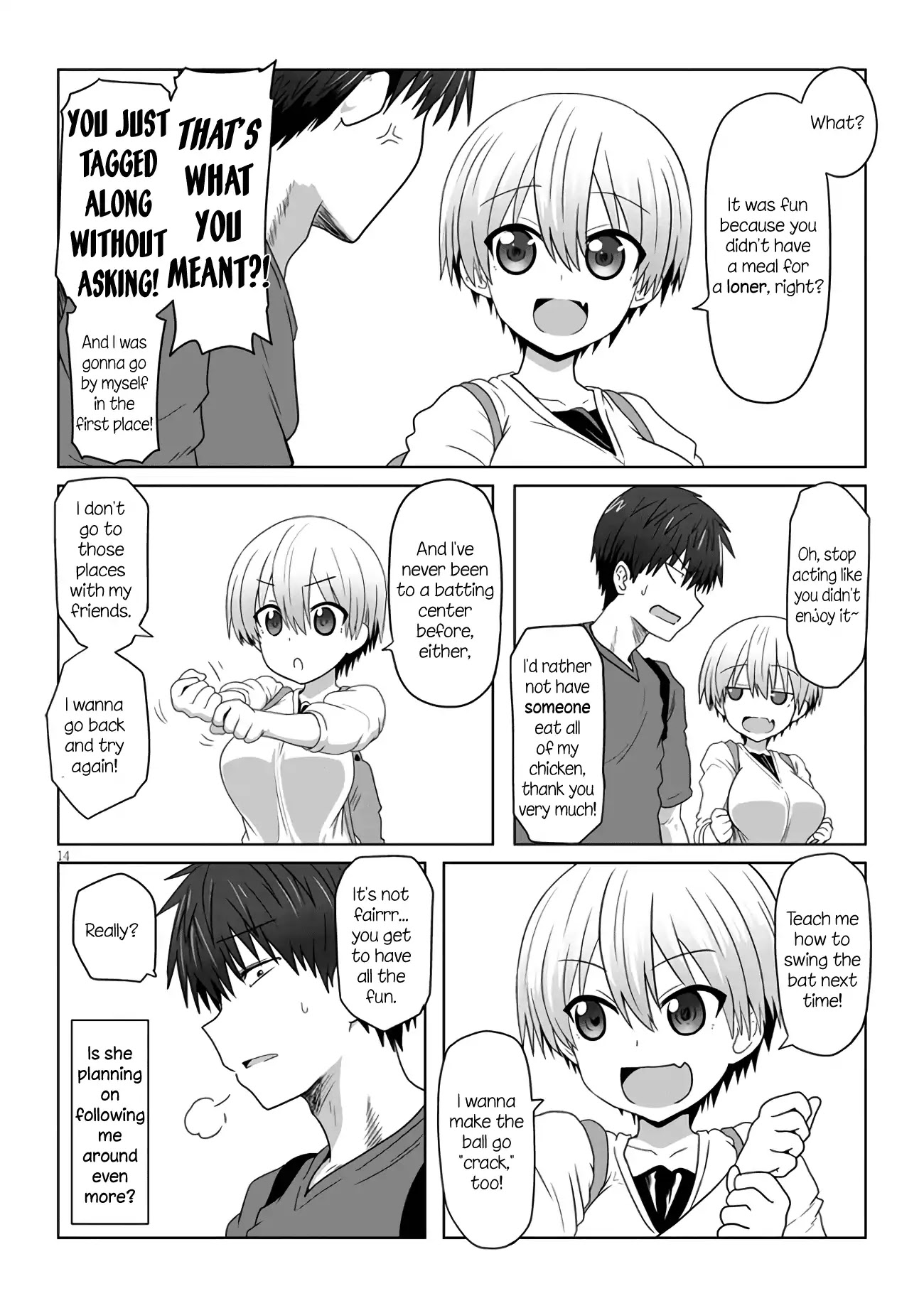 Uzaki-chan wa Asobitai! Chapter 1.4 page 2 - Chapter 1.4: Kouhai And Walking To School