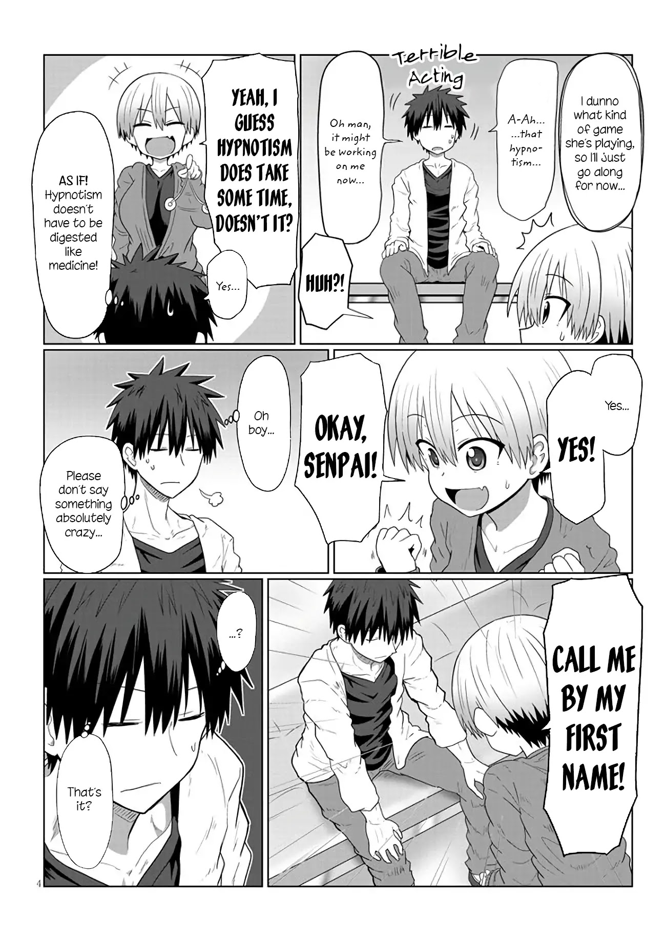 Uzaki-chan wa Asobitai! Chapter 10 page 4 - Chapter 10: Kouhai and Hypnotism