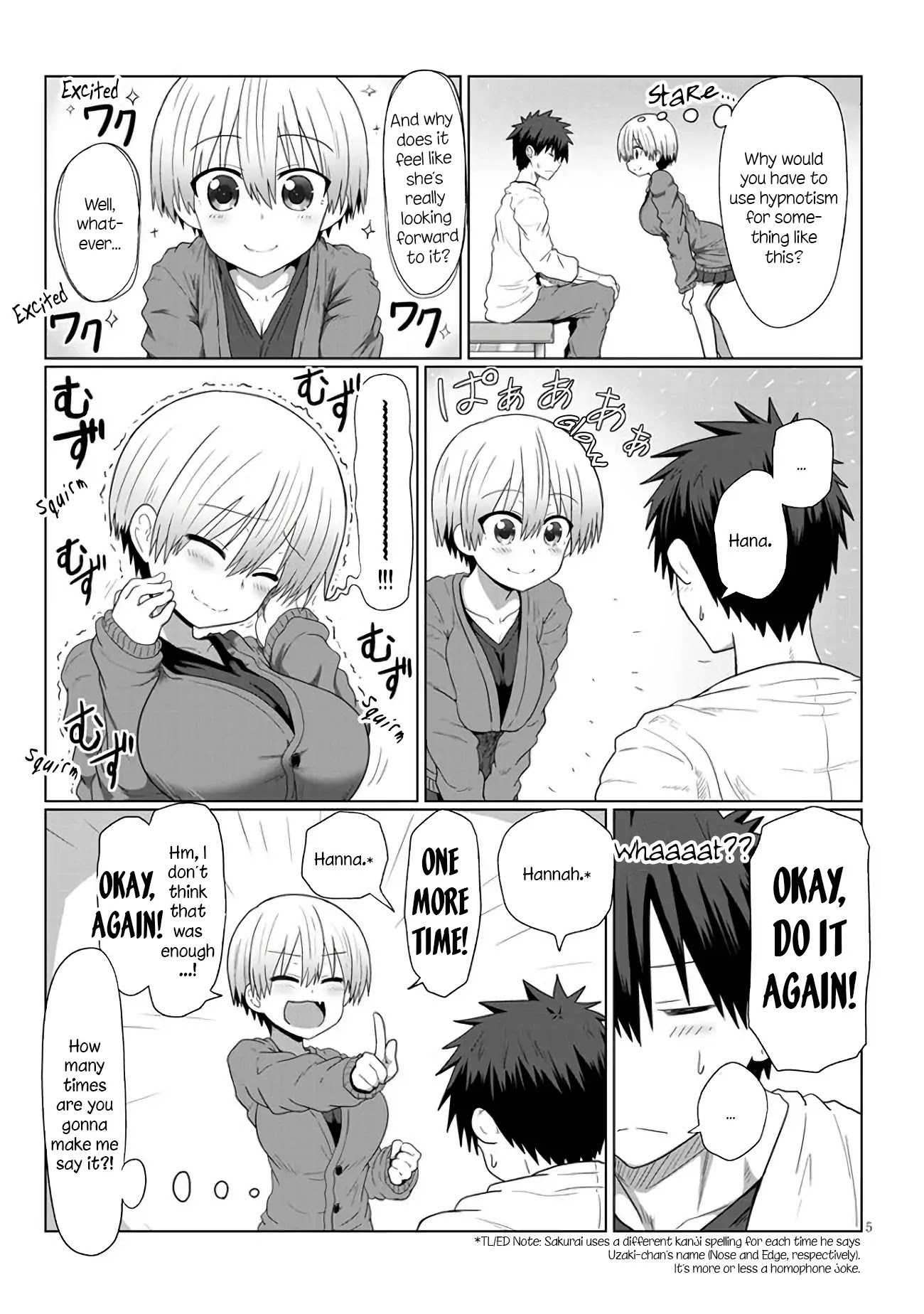 Uzaki-chan wa Asobitai! Chapter 10 page 5 - Chapter 10: Kouhai and Hypnotism