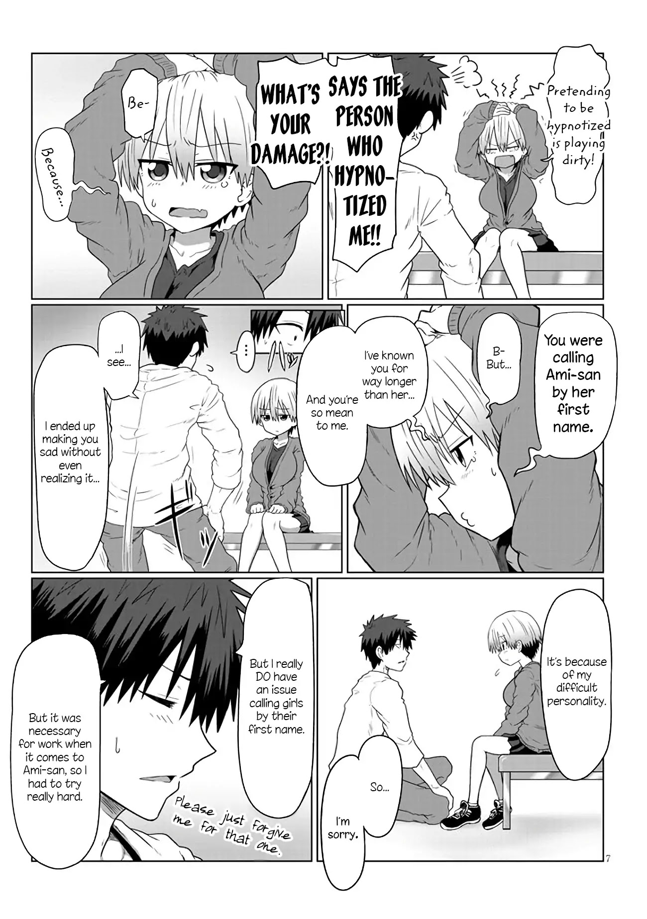 Uzaki-chan wa Asobitai! Chapter 10 page 7 - Chapter 10: Kouhai and Hypnotism