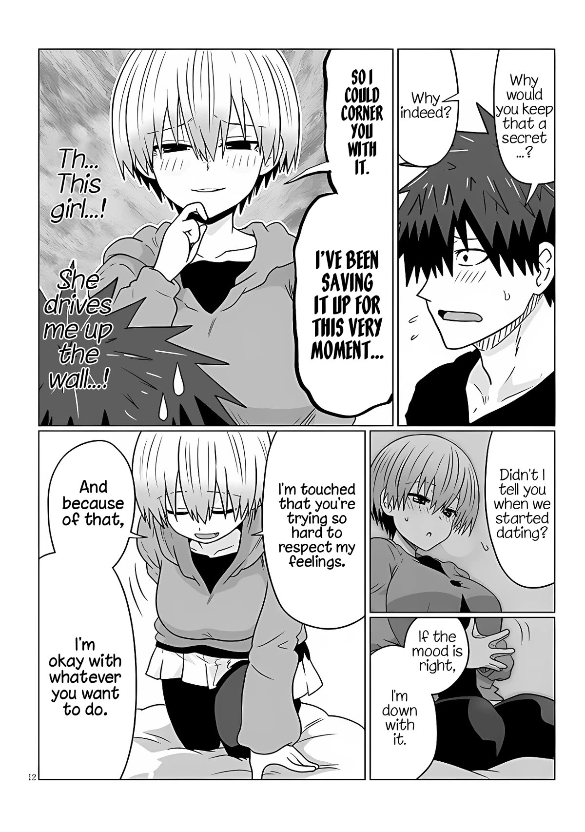 Uzaki-chan wa Asobitai! Chapter 100 page 11 - Chapter 100: Kouhai and Boobs