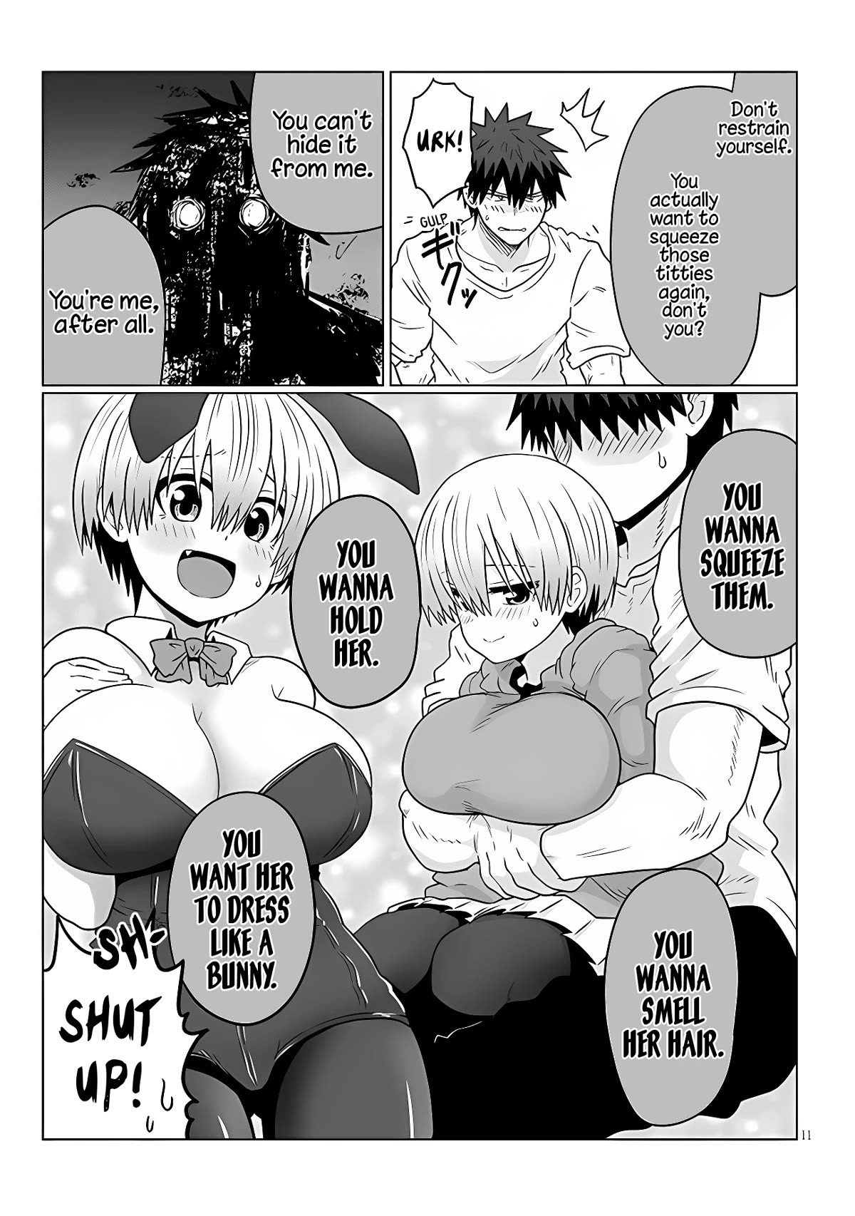 Uzaki-chan wa Asobitai! Chapter 101 page 11 - Chapter 101: Kouhai and Dream