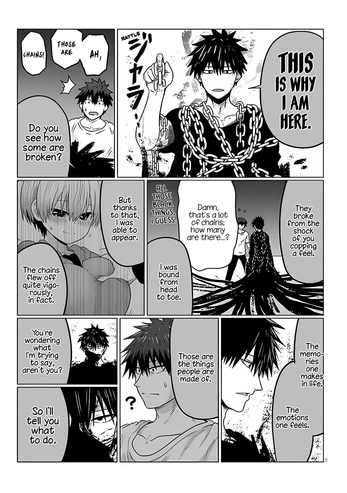 Uzaki-chan wa Asobitai! Chapter 101 page 7 - Chapter 101: Kouhai and Dream