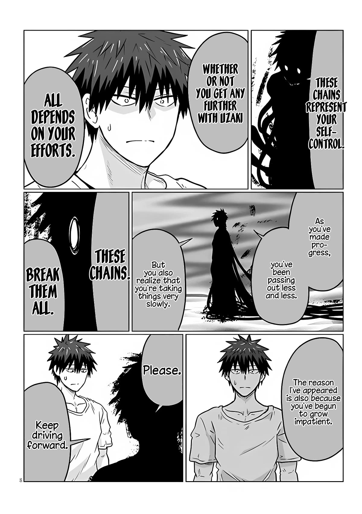 Uzaki-chan wa Asobitai! Chapter 101 page 8 - Chapter 101: Kouhai and Dream