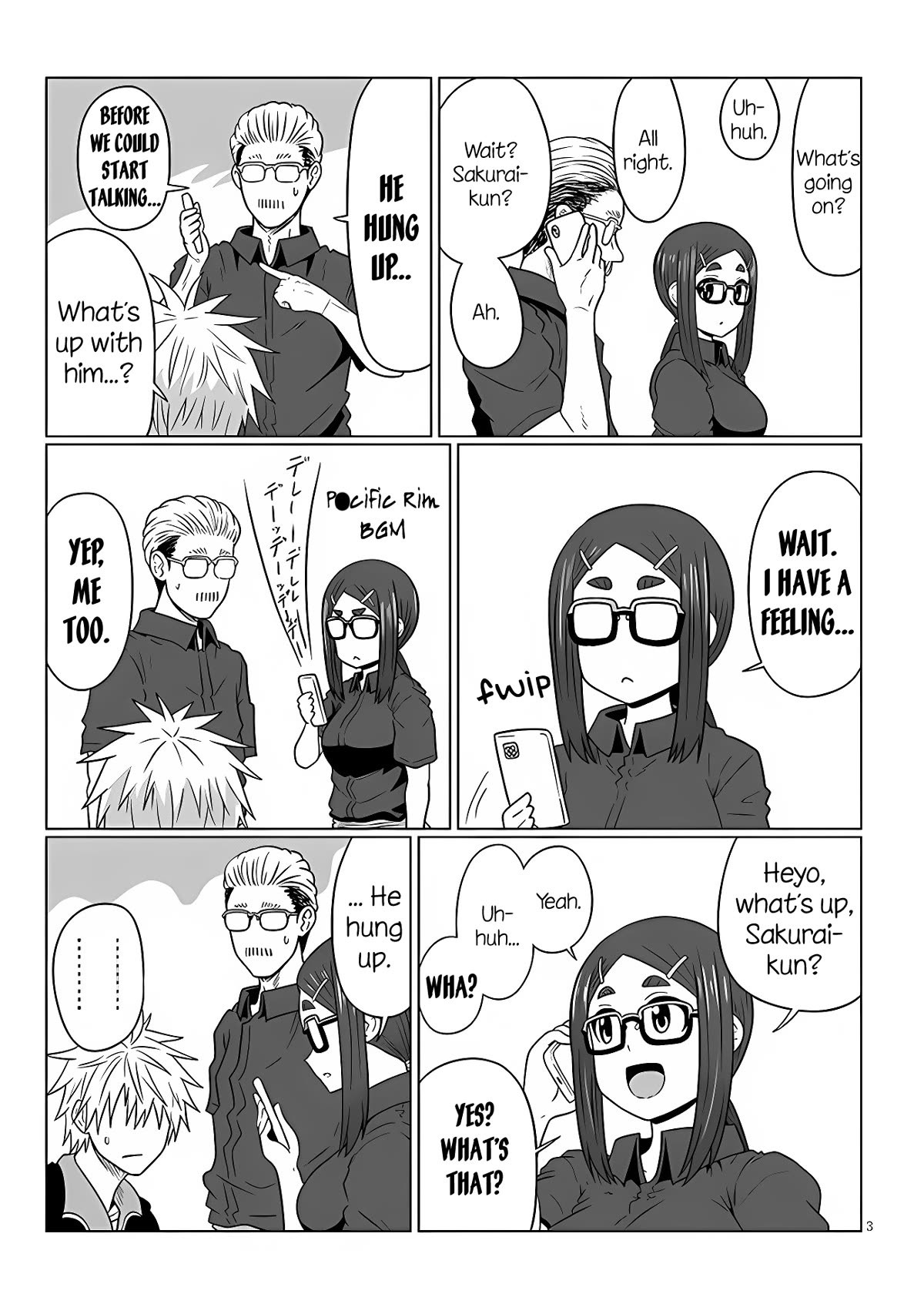 Uzaki-chan wa Asobitai! Chapter 102 page 3 - Chapter 102: Kouhai and Consultation