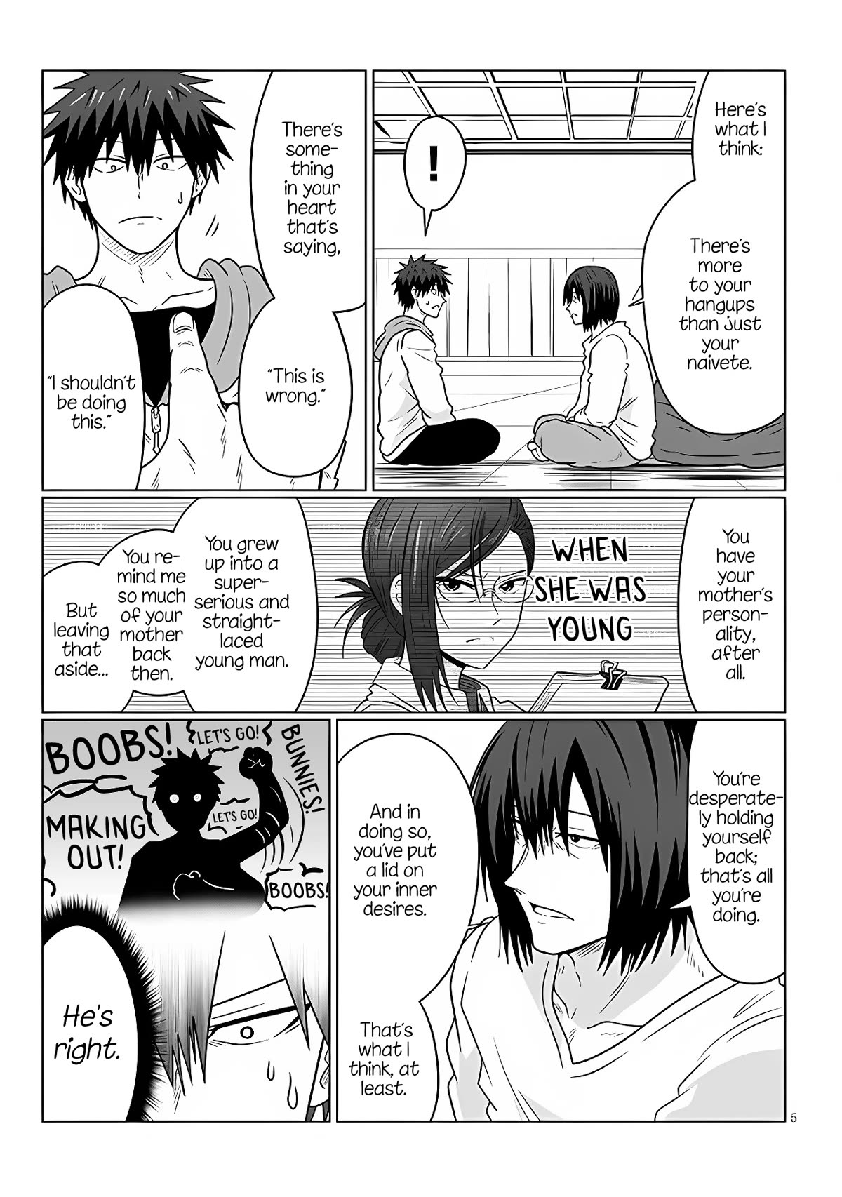 Uzaki-chan wa Asobitai! Chapter 103 page 5 - Chapter 103: Kouhai and Control