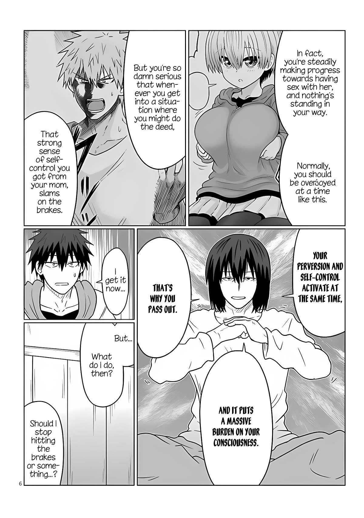 Uzaki-chan wa Asobitai! Chapter 103 page 6 - Chapter 103: Kouhai and Control