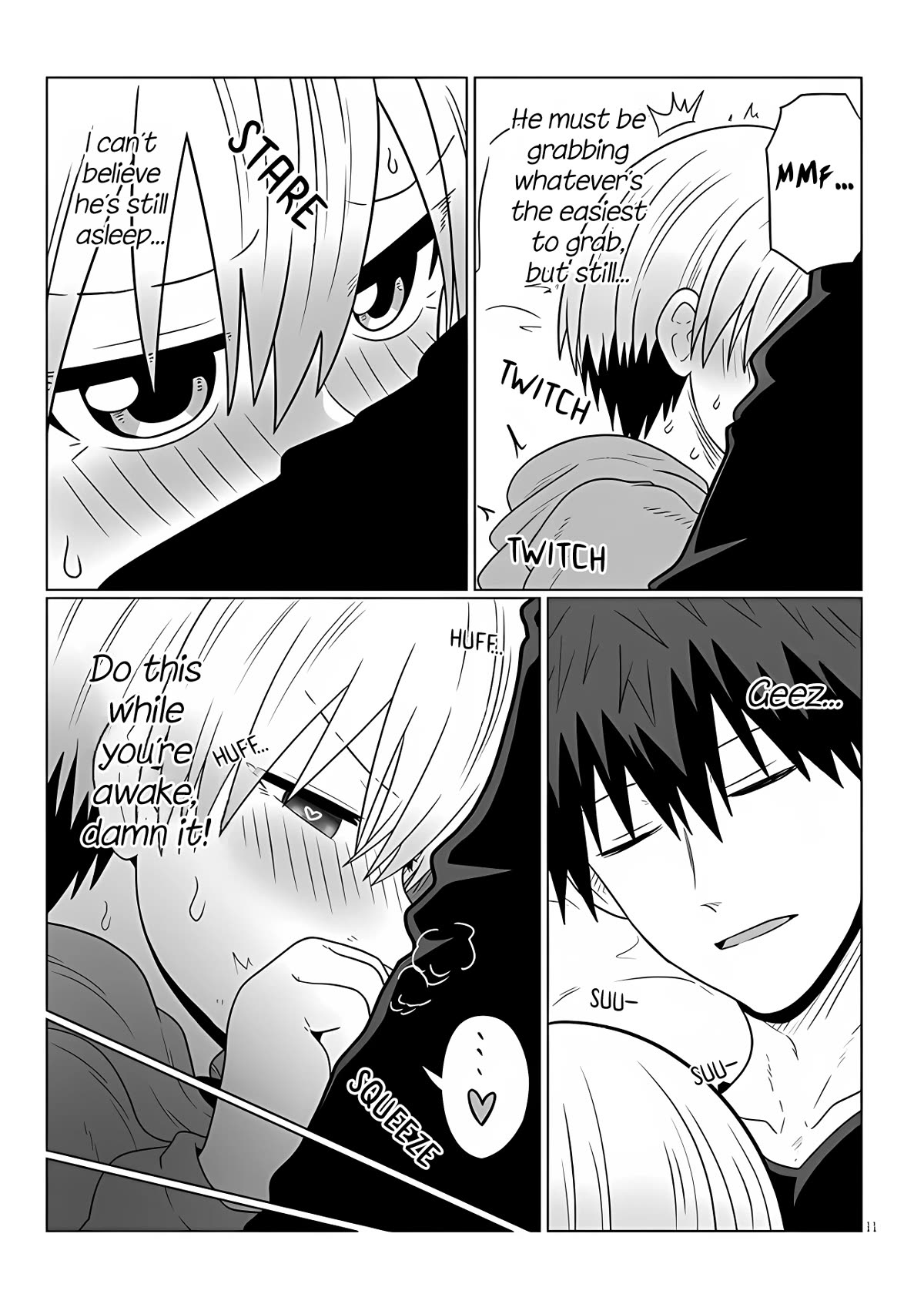 Uzaki-chan wa Asobitai! Chapter 104 page 11 - Chapter 104: Kouhai and Secret Fun