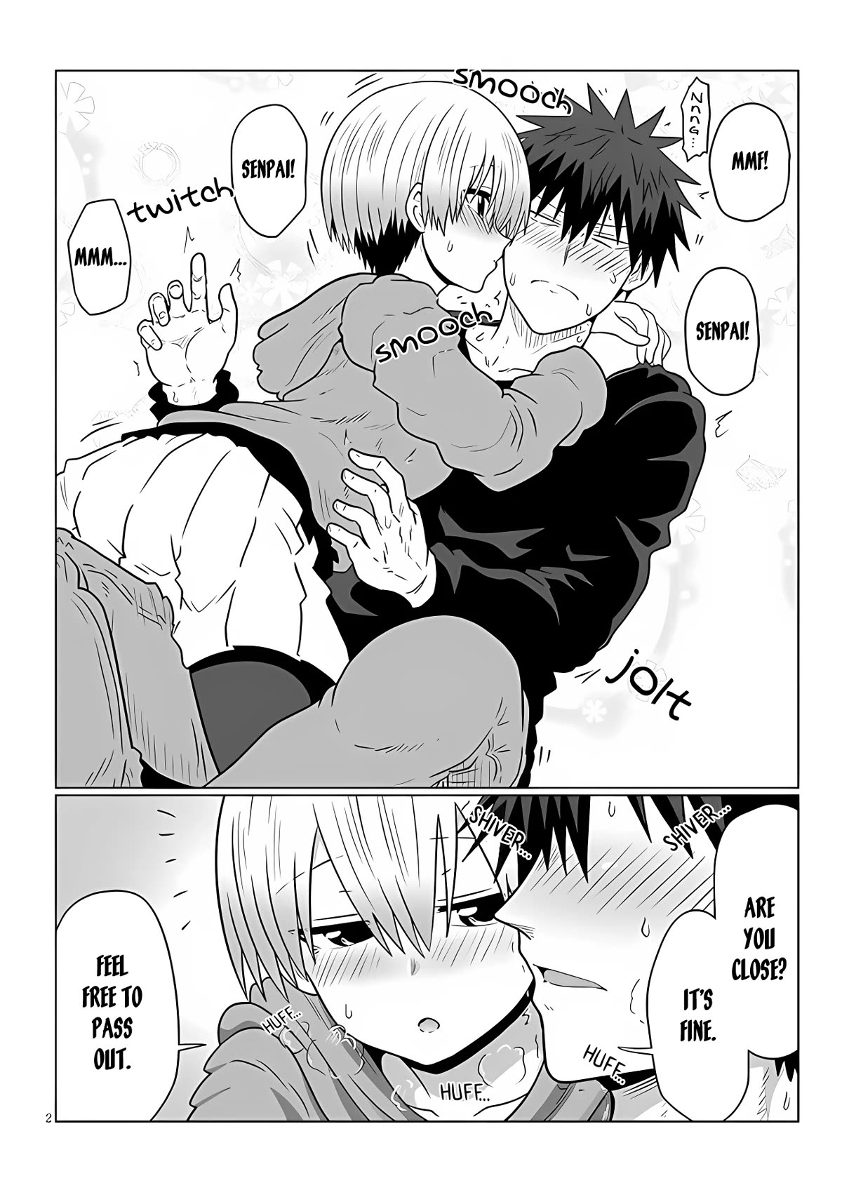 Uzaki-chan wa Asobitai! Chapter 104 page 2 - Chapter 104: Kouhai and Secret Fun
