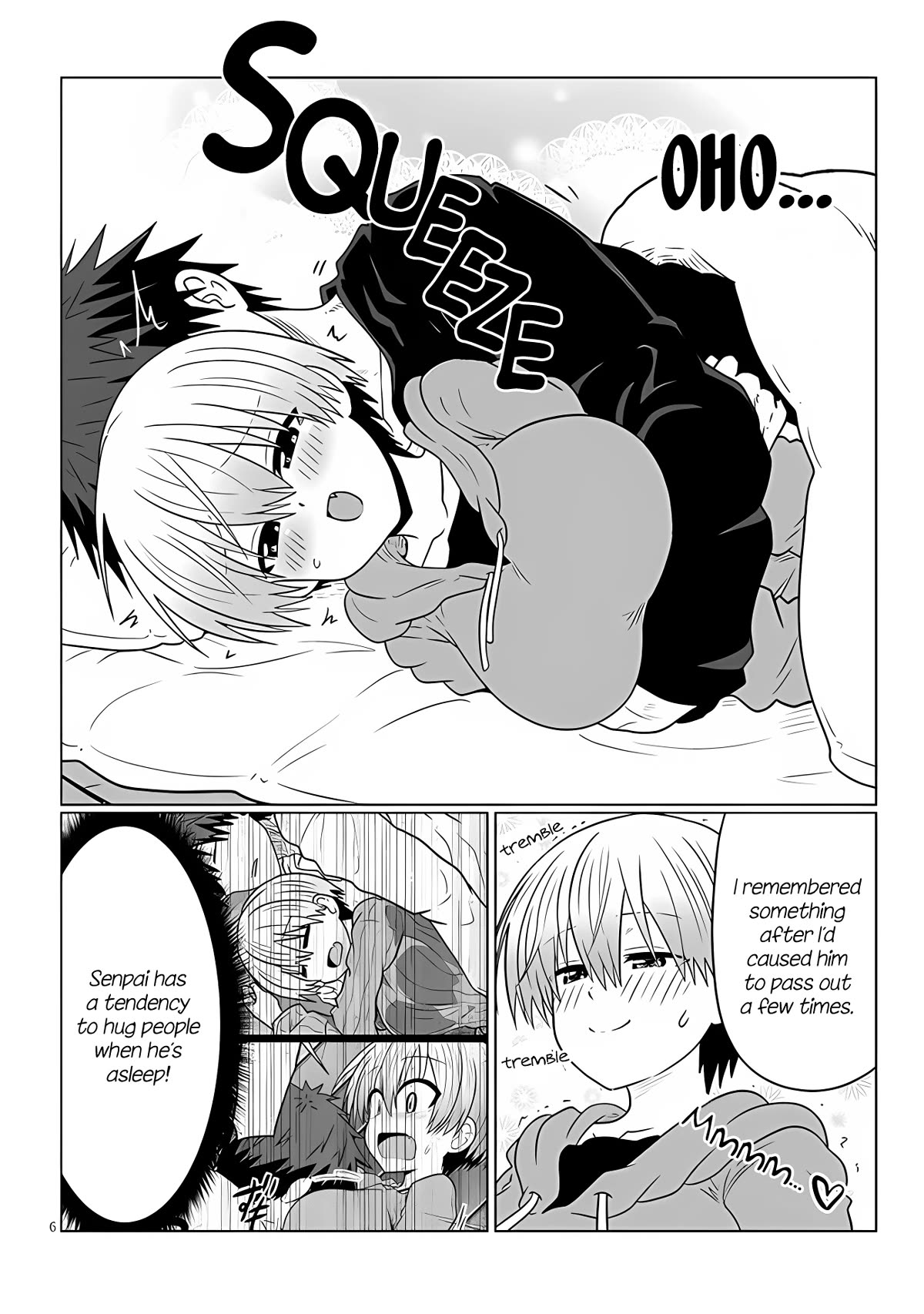 Uzaki-chan wa Asobitai! Chapter 104 page 6 - Chapter 104: Kouhai and Secret Fun