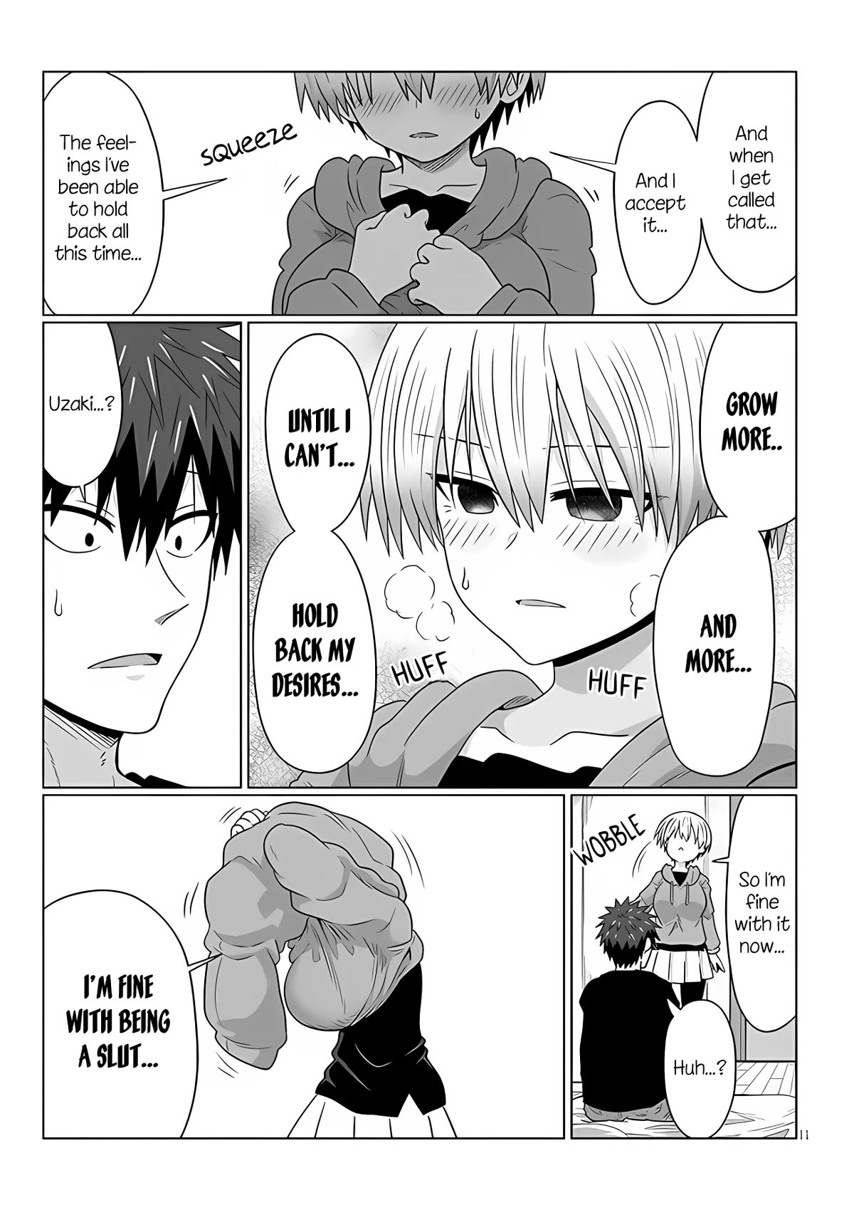 Uzaki-chan wa Asobitai! Chapter 105 page 11 - Chapter 105: Kouhai and Secret Fun 2