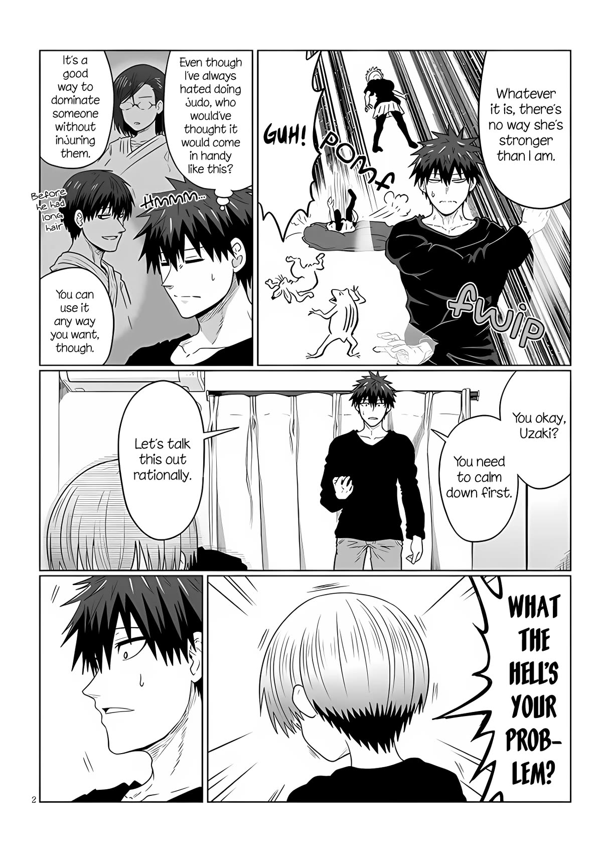 Uzaki-chan wa Asobitai! Chapter 106.1 page 2 - Chapter 106.1: Kouhai and Determination (Part 1)