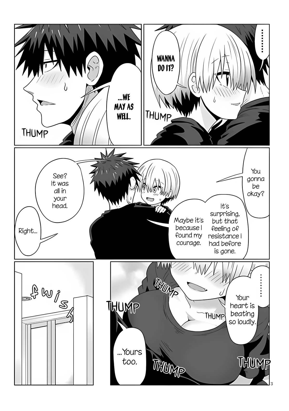 Uzaki-chan wa Asobitai! Chapter 106.2 page 3 - Chapter 106.2: Kohai and Determination (Part 2)