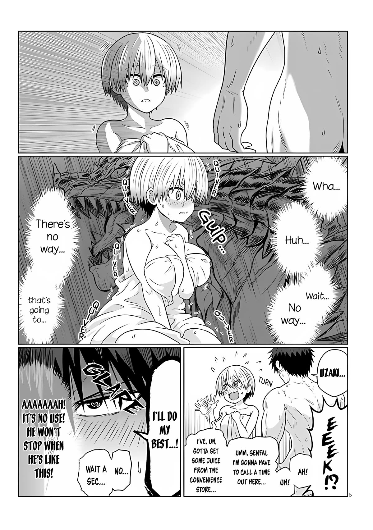 Uzaki-chan wa Asobitai! Chapter 106.2 page 5 - Chapter 106.2: Kohai and Determination (Part 2)