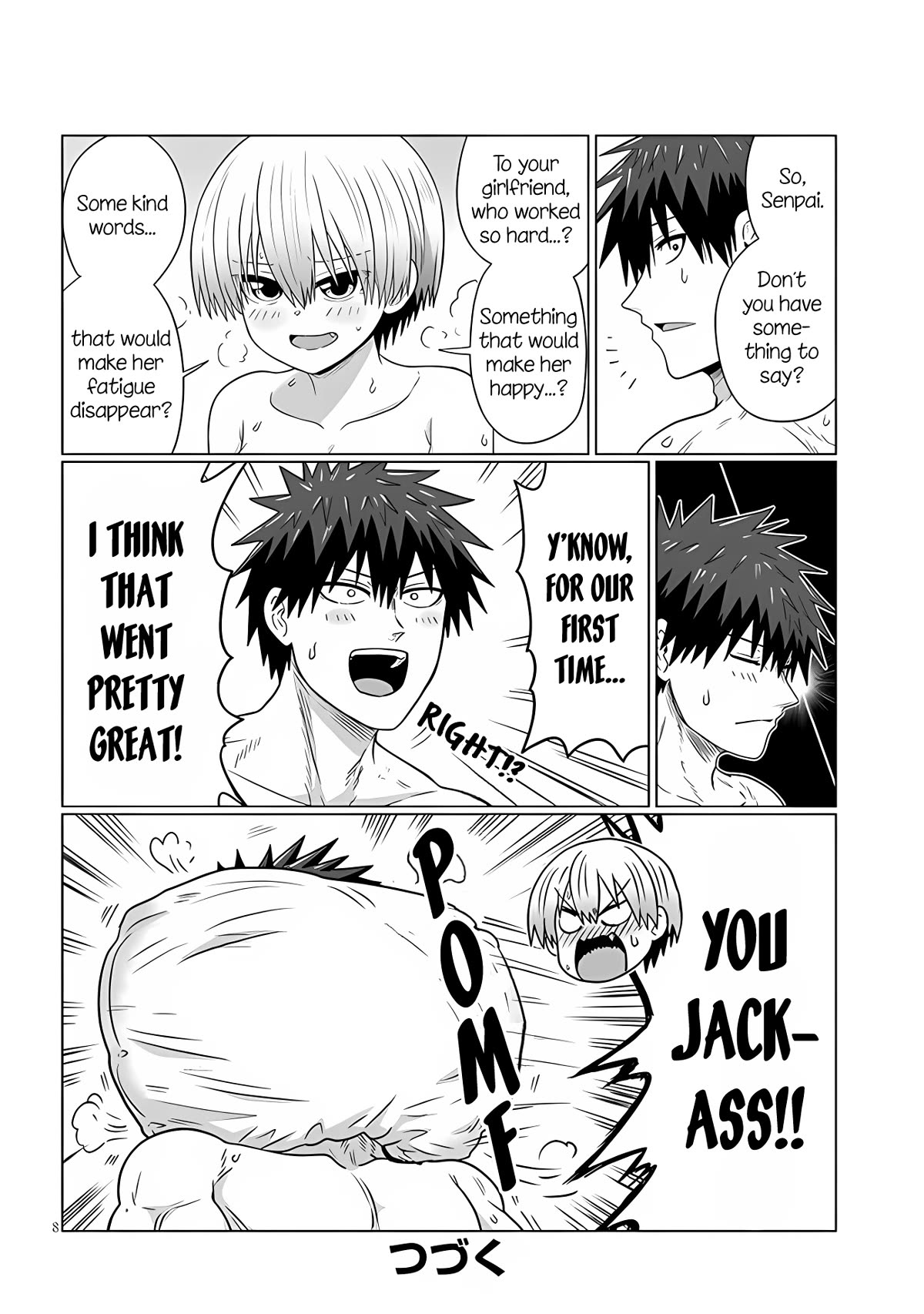Uzaki-chan wa Asobitai! Chapter 106.2 page 8 - Chapter 106.2: Kohai and Determination (Part 2)