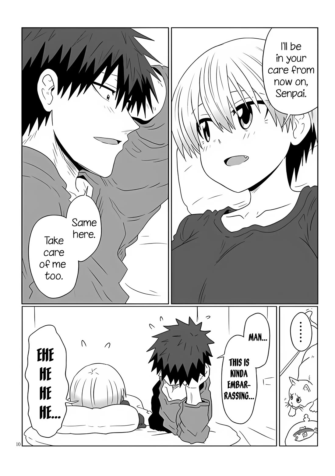 Uzaki-chan wa Asobitai! Chapter 107 page 10 - Chapter 107: Kouhai and Review Meeting