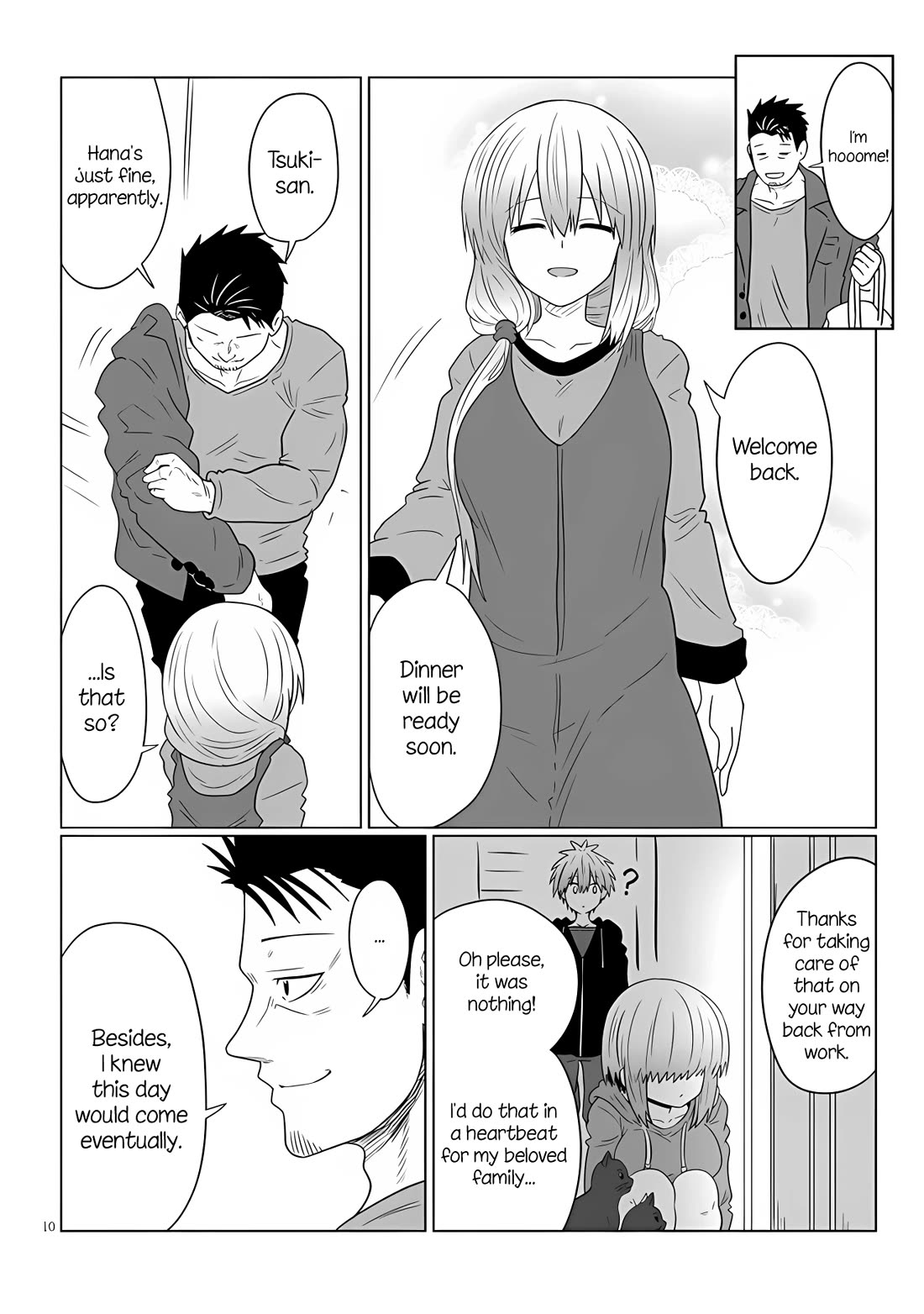 Uzaki-chan wa Asobitai! Chapter 108 page 10 - Chapter 108: Kouhai and Visit