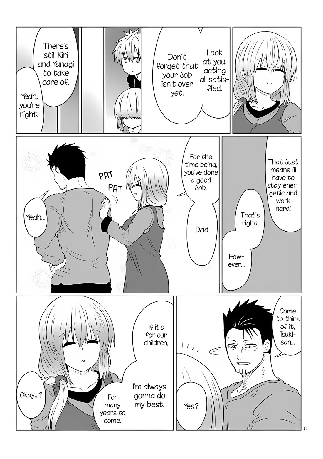 Uzaki-chan wa Asobitai! Chapter 108 page 11 - Chapter 108: Kouhai and Visit