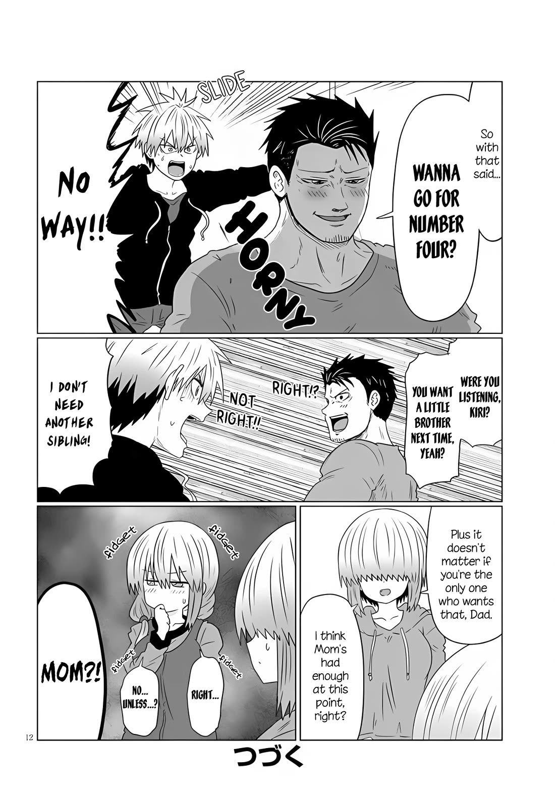 Uzaki-chan wa Asobitai! Chapter 108 page 12 - Chapter 108: Kouhai and Visit