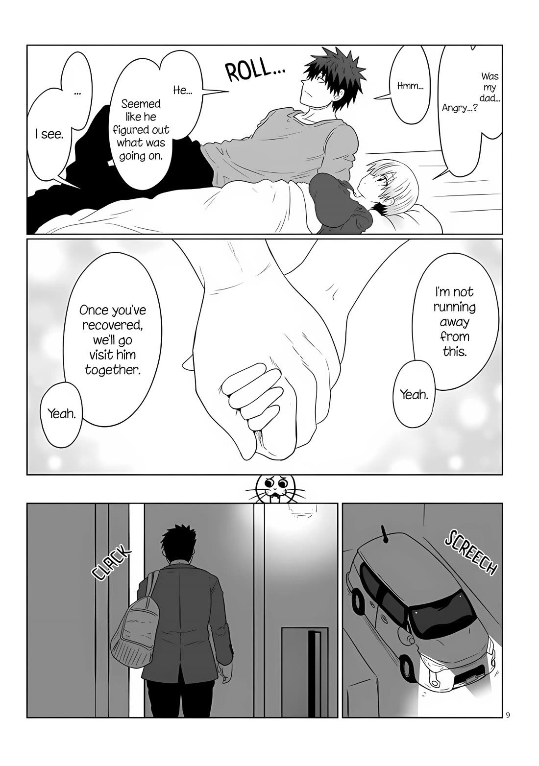 Uzaki-chan wa Asobitai! Chapter 108 page 9 - Chapter 108: Kouhai and Visit