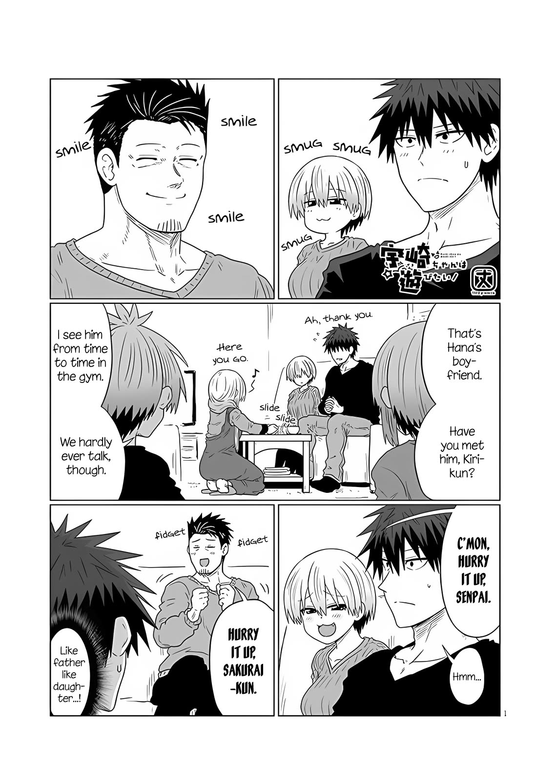 Uzaki-chan wa Asobitai! Chapter 109 page 1 - Chapter 109: Kouhai and Family Council