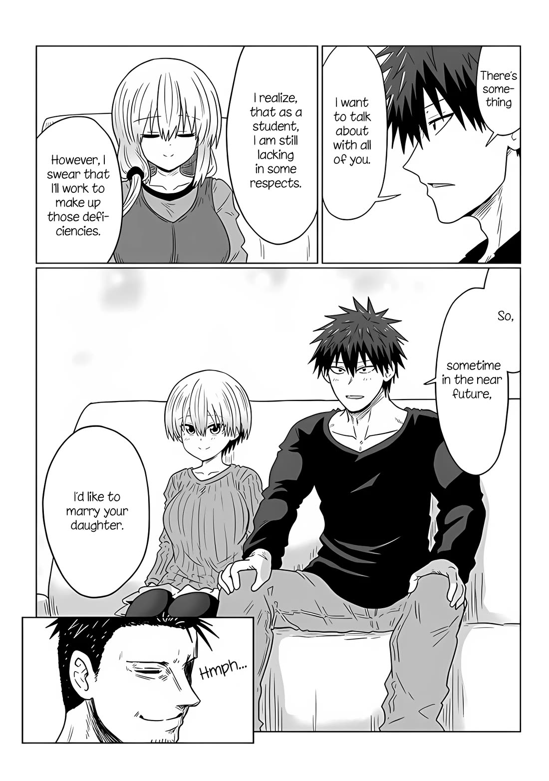 Uzaki-chan wa Asobitai! Chapter 109 page 2 - Chapter 109: Kouhai and Family Council
